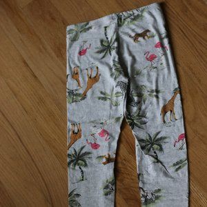 Zoo Animal Leggings | Old Navy } Girls XL (14)